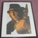 Neil Young Completed cross stitch