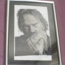 Neil Young Completed cross stitch