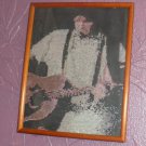 Neil Young Completed cross stitch
