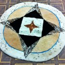 Natural sheep skin New design  rug,patch work rug, round rug,area carpet free shipping