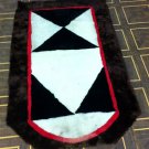 Natural sheep skin New design  prayer rug,patch work rug, round rug,area carpet free shipping