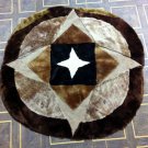 New design Natural sheep skin rug,patch work rug, round rug,area carpet free shipping