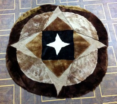New design Natural sheep skin rug,patch work rug, round rug,area carpet free shipping