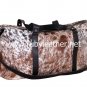 Cowhide leather Duffle bag by Ruby Leather with Free shipping