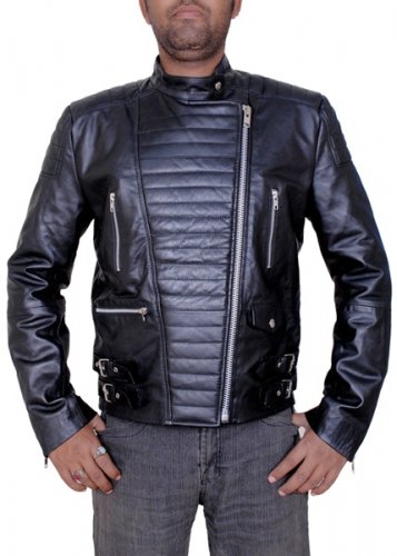 Men lamb leather jacket by Ruby Leather
