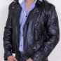 Men lamb leather jacket by Ruby Leather