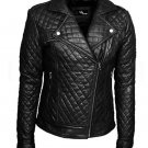 Women lamb leather biker , Biker jacket ,  Motor biker jacket by Ruby Leather