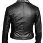 Women lamb leather biker , Biker jacket , Motor biker jacket by Ruby Leather