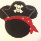 Pirate Mickey or Minnie Mouse Pillowcase