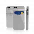 Leather Hard Pocket Credit Card Holder Case For iPhone 5 5s