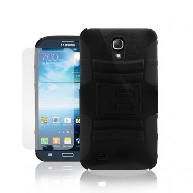 Hybrid Armor Defender W/ Kickstand Protective Case for Samsung Mega 6.3 METROPCS