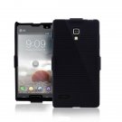 Hybrid Hard Shell Holster Belt Clip Protective Case Combo for LG Optimus L9