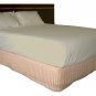 300 TC 100% Egyptian cotton 4 piece Sheet set Solid 15" Deep Pocket ( Queen, Ivory )