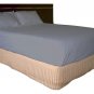 300 TC 100% Egyptian cotton 4 piece Sheet set Solid 15" Deep Pocket ( California King, Grey )
