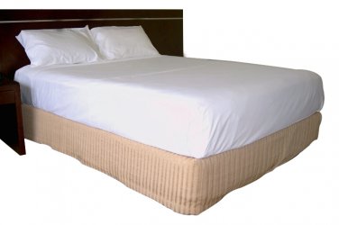 500 TC Egyptian cotton 4 piece Sheet set Italian Finish Solid Deep Pocket (Twin XL Size, White)