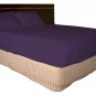 500 TC Egyptian cotton 4 piece Sheet set Italian Finish Solid Deep Pocket (Twin XL Size, Purple)
