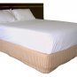 600 TC Egyptian cotton 4 piece Sheet set Solid 15" Deep Pocket (King, White)