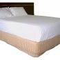 800 TC Egyptian cotton 4 piece Sheet set Solid 15" Deep Pocket (Olympic Queen, White)