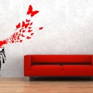 Banksy Butterfly Girl Graffiti Wall Decal Sticker Vinyl - Banksy Butterfly suicide girl