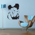 Banksy Famous Kissing Copper Graffiti Wall Decal Sticker Vinyl - Kissing police