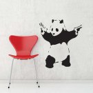 Panda and guns Banksy Graffiti Wall Decal Sticker Vinyl