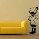 Eskimo Raincoat Banksy Graffiti Wall Decal Sticker Vinyl - Rain coat
