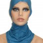 Dark Teal Ninja Cotton Jersey Inner Neck Hijab Under Scarf