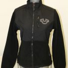 TRUE RELIGION Womens Basic Zip Top Designed Black Jackets Coats Size Variations