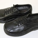 Peppergate Men's/ Teens Lace Up Leather Casual Comfort Shoes 6110 Black Size 6.5