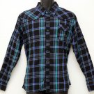 New MICROS Mens Long Sleeve T-Shirt Multi-Color BLACK GREEN Color Size L