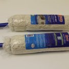 Lot of 2 Quickie 16OZ deck mop, 100% cotton, new,  #030