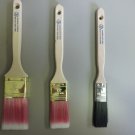 LOT OF3 HANCRAFTED PROFESSIONAL MOONSTAR PAINT BRUSH 2", 1 1/5", 1" FORALL PAINT