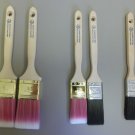 LOT OF 6 PURE  PROFESSIONAL MOONSTAR BRUSHES SET 2", 1 1/5", 1" FORALL PAINT