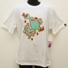 NEW Artist Proof White Art Designed Graphic Mens Authentic T Shirt LARGE
