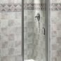 Sevilla 70, E2729 Semi-Frameless Shower Door. Bright Brass.. NEW !!!!!!!!