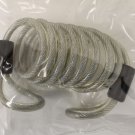 Brand New 6 Foot Vinyl Covered High Security Lock Cable - Silver