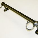 GINGER MOTIV 0102H-10B/OLD 18" TOWEL BAR  WITH HOOKS  BRONZE