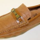 Men's Brown Comfort Moccasins Shoes Perugio Italian Style Size 8