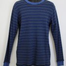 New MICROS Mens Long Sleeve T-Shirt In BLUE Color, Size M