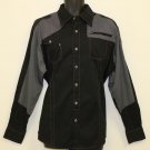 New  VICTORIO DE MILANO Mens Stylish Long Sleeve Shirt in Black XL