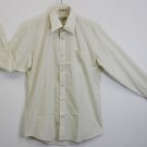 New ST. PATRICK Mens Long Sleeve Shirt in Light Yellow Size M