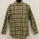 New WRANGLER Mens Long Sleeve Shirt in Multi-Colored With a Green Tint, Size M