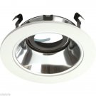Halo 4" Low-Voltage Clear Specular Reflector Cone Clear White Trim 001421C1