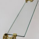 GINGER MOTIV CITY 212 18" GLASS SHELF 0118T18-3 POLISHED BRASS