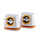 Enzatec SP610WH White Tiny Size Speakers