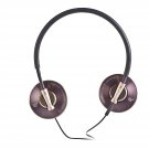 Enzatec HS703BN Brown Ultra-Slim Headphones