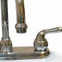 TWO LEVER HANDLES KITCHEN FAUCET IN POLISHED CHROME FINISH