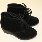 Rachel Shoes "TRINITY" Children s  FAUX SUEDE  BOOTIE BLACK NEW IN BOX