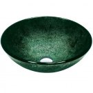 Vigo VG07504 BATHROOM EMERALD HANDMADE TEMPERED GLASS VESSEL SINK