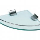MOTIV 0218CT-R-10 BATHROOM ACCESSORIES SHOWER CORNER GLASS SHELF CHROME, NICKEL